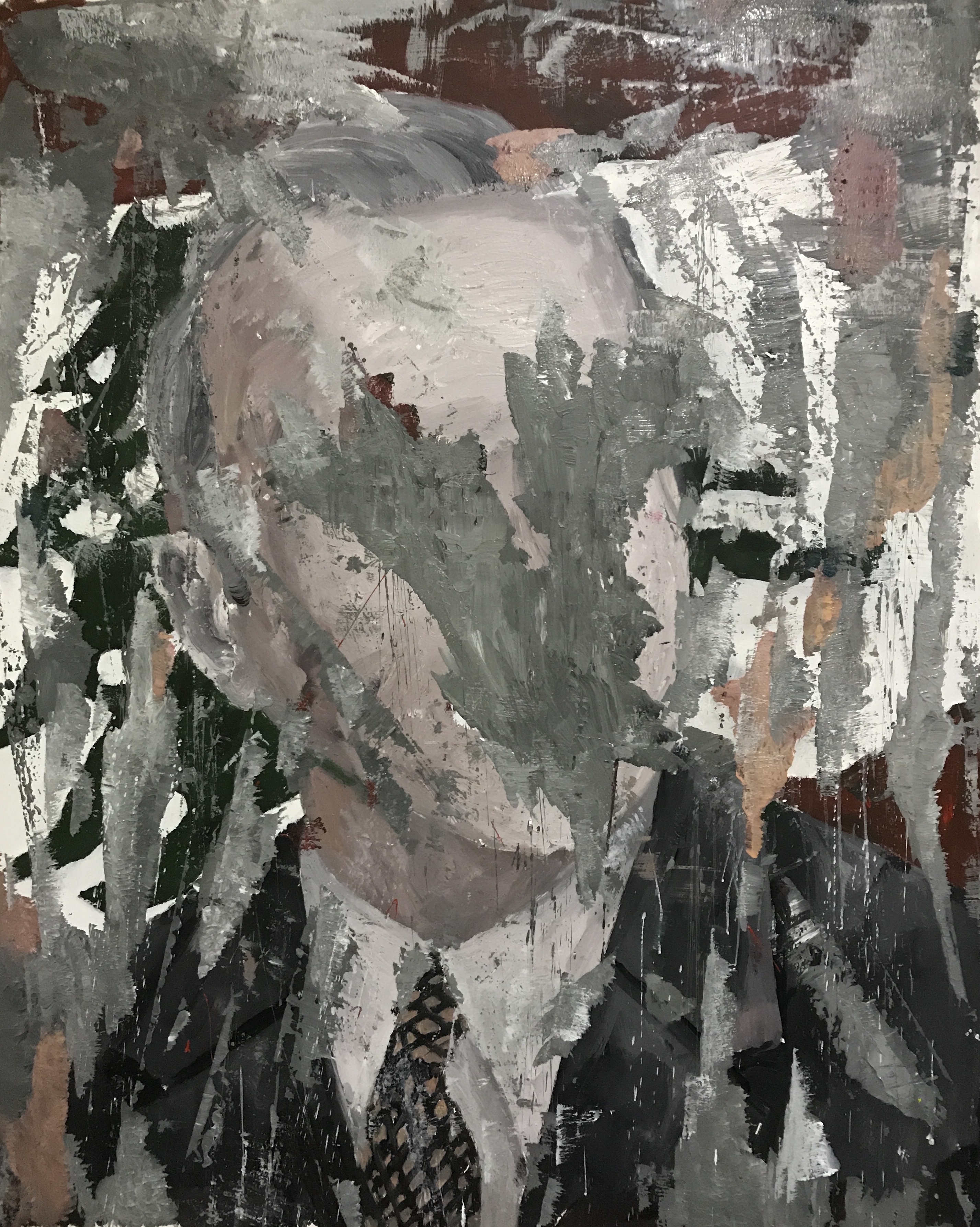 candidate 3 148cmx 120cm Acrylic on Canvas, 2018