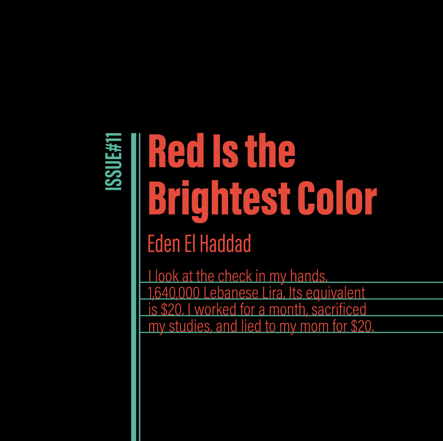 Red Is the Brightest Color - Rusted Radishes